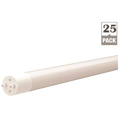FD.17-Watt Equivalent 2 ft. Linear T8 LED Tube Light Bulb Non-Dimmable Bypass Type B Daylight
