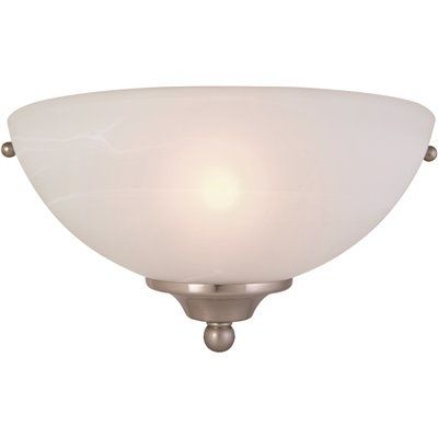 Design House Millbridge 1-Light Satin Nickel Wall Sconce