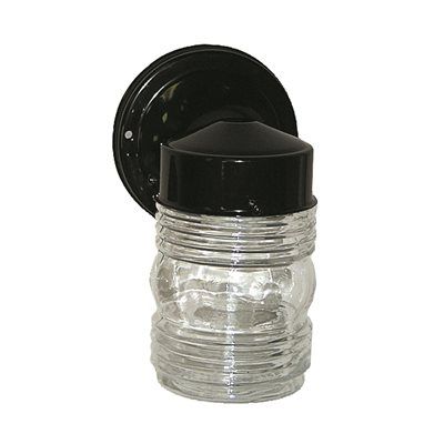 OUTDR LT FIXT JELLYJAR BLK