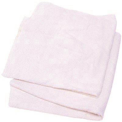 HOSPECO WHITE TERRY TOWEL RAGS 10 POUNDS PER BOX