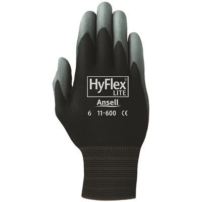 HYFLEX ANSELL HYFLEX LITE DIPPED GLOVES, SIZE 10