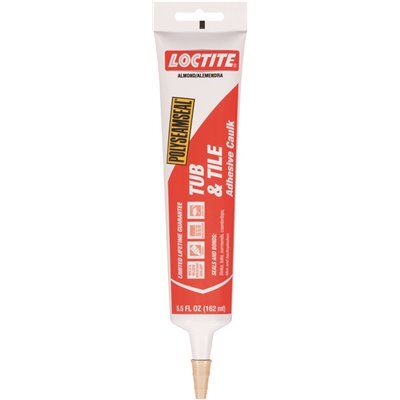 Loctite Polyseamseal 5.5 fl. oz. Almond Bathroom Tub and Tile Adhesive Caulk (12-Pack)