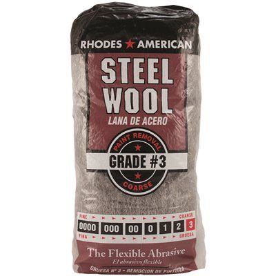 STEEL WOOL COARSE #3, 12 PER SLEEVE