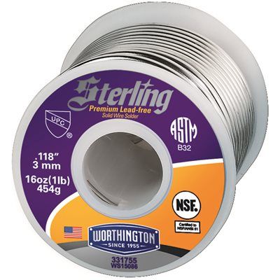 LEAD FREE SOLDER 1 LB ROLL
