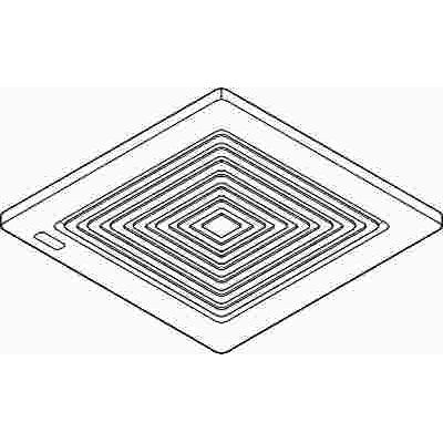 REPLACEMENT EXHAUST FAN GRILLE 9 IN. X 9-1/4 IN.