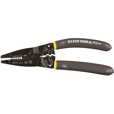 Klein Tools Klein-Kurve Long-Nose Wire Stripper, Wire Cutter, Crimping Tool