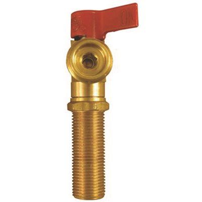 WASHER OUTLET BOX VALVE, 1/2 IN. SWEAT RED HANDLE