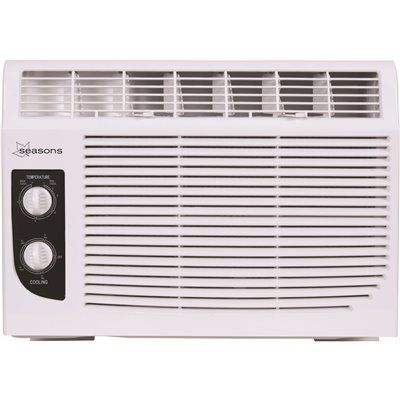 Seasons 5,000 BTU 115-Volt Window Air Conditioner Cool Only in White