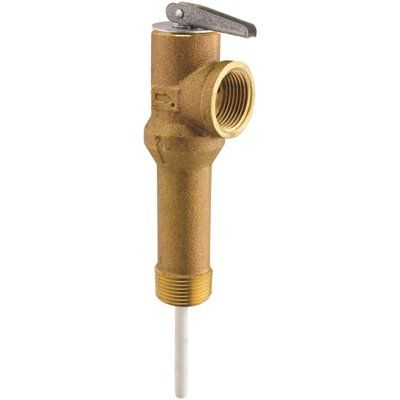 Rheem PROTECH 5-1/4 in. Long Shank Water Heater Temperature and Pressure Relief Valve
