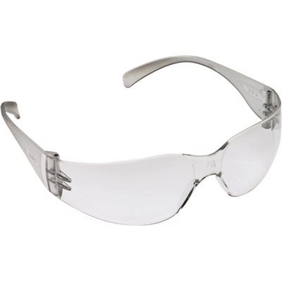 3M 3M VIRTUA SAFETY GLASSES, CLEAR FRAME, CLEAR HARDCOAT LENS