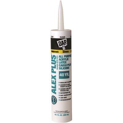 DAP® SILICONIZED ACRYLIC LATEX CAULK CLEAR