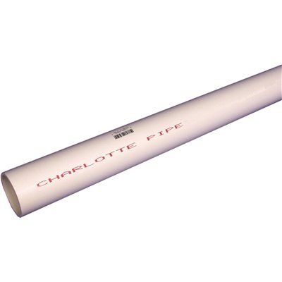 Charlotte Pipe 1 in. x 10 ft. PVC Schedule 40 Tubing DWV Pipe