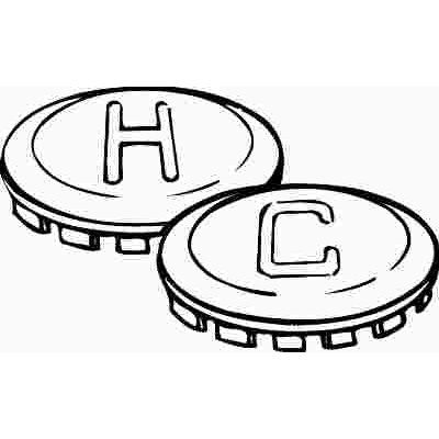 PROPLUS® HOT AND COLD INDEX BUTTONS FOR PRICE PFISTER VERVE