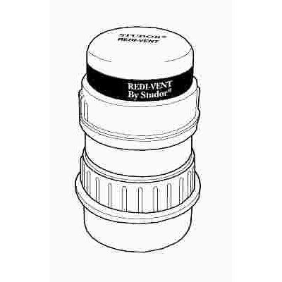 STUDOR Redi-Vent 1-1/2 in. - 2 in. PVC Air Admittance Valve Adapter (Case of 24)