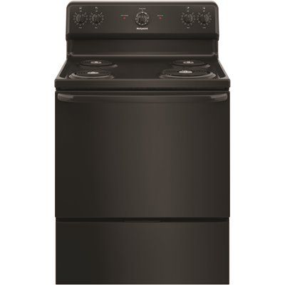 Hotpoint 30 in. 5.0 cu. ft. Electric Range Oven in Black