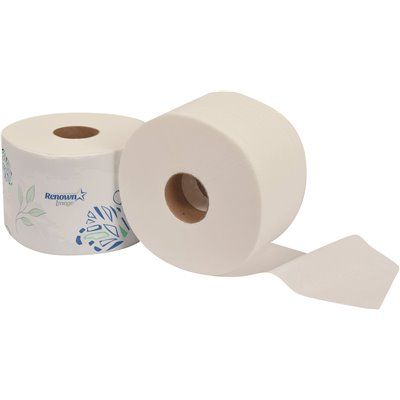 RENOWN® PREMIUM 2-PLY CONTROLLED-USE BATH TISSUE WITH OPTICORE®, WHITE, 3-3/4X4 IN., 800 SHEETS