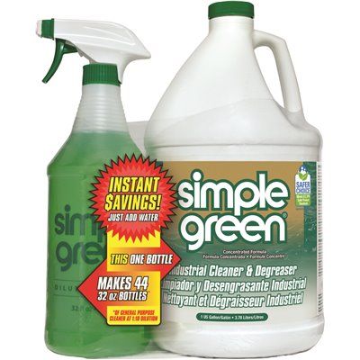 SIMPLE GREEN CONCENTRATE, GALLON WITH 32 OZ. RTU SIMPLE GREEN TRIGGER