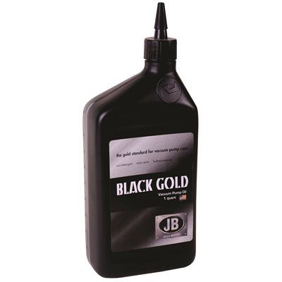 JB INDUSTRIES VACUUM PUMP OIL, BLACK GOLD, 1 QUART, 12 PER CASE