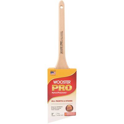 Wooster 3 in. Nylon/Polyester Thin Angle Sash Brush