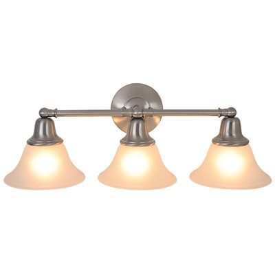 SONOMA™ VANITY FIXTURE, MAXIMUM THREE 60 WATT INCANDESCENT MEDIUM BASE BULBS, 24-1/2 IN., BRUSHE
