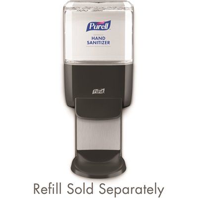 PURELL ES4 Push-Style Hand Sanitizer Dispenser, Graphite, for 1200 mL ES4 Hand Sanitizer Refills