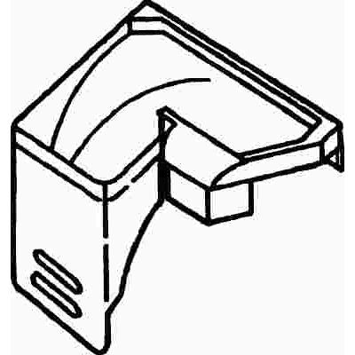 GE DISHWASHER BAFFLE LEFT