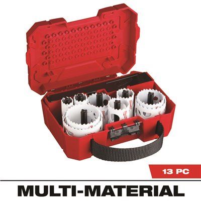 Milwaukee Hole Dozer General Purpose Bi-Metal Hole Saw Set (13-Piece)