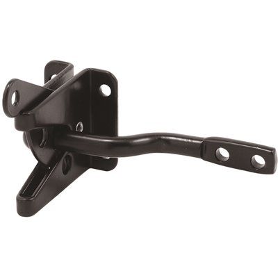 Prime-Line Black Gate Latch and Strike Set 1 Each