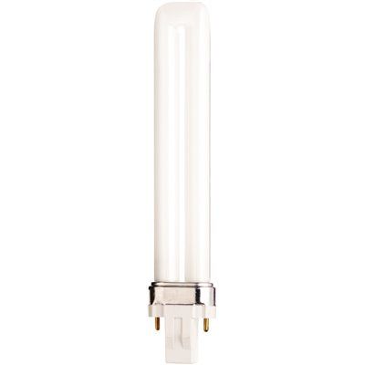 Satco 60-Watt Equivalent T4 GX23 Base Single Tube CFL Light Bulb in Daylight