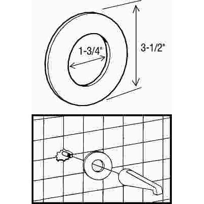 Diverter Spout Cover Plate