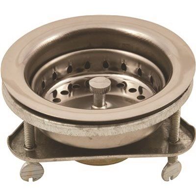 ProPlus Eez On Sink Strainer with Brass Body in Chrome