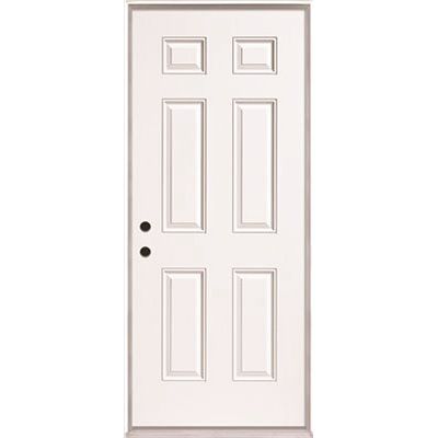 BWI STEEL EXTERIOR PREHUNG DOOR, RIGHT HAND, 36X80 IN.