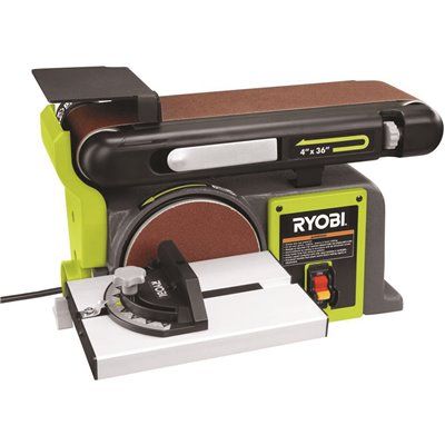RYOBI Corded 4 in x 36 in. Belt and 6 in. Disc Sander