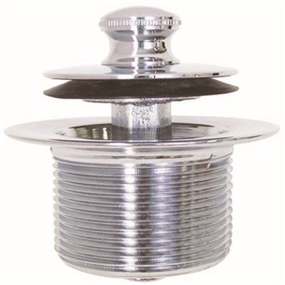 IPS Corporation IPS Lift-and-Turn Bathtub Drain Stopper 1-3/8 in., 16 TPI in Chrome