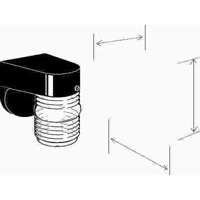 Porch Light Fixture - Black