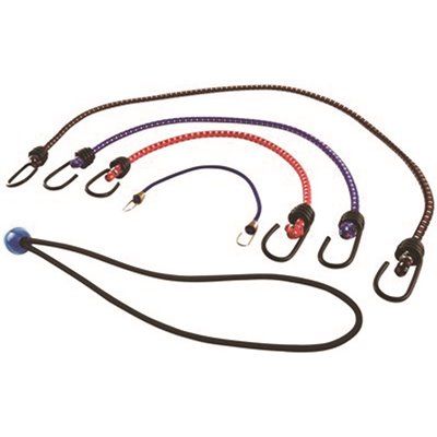 ProGrip 18 in. to 36 in. Bungee 8mm and 12 in. Canopy Bungee With 10 in Mini Bungee (12-Pack)