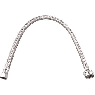 TOILET CONNECTOR 3/8 IN. COMPRESSION X 7/8 IN. BC X 9 IN. STAINLESS STEEL