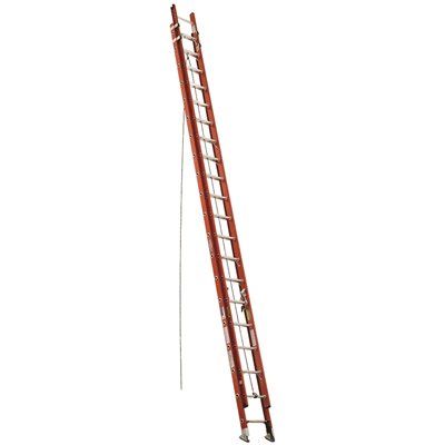 FD.Werner 40 ft. Fiberglass D-Rung Extension Ladder with 300 lbs. Load Capacity Type IA Duty