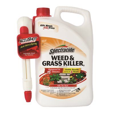 SPECTRACIDE® WEED &amp; GRASS KILLER ACCUSHOT™ SPRAYER, 1.33 GALLON