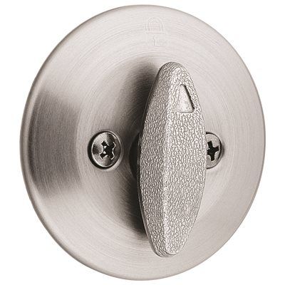 KWIKSET SINGLE SIDED DEADBOLT SATIN CHROME