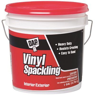 DAP 128 oz. Ready-to-Use Vinyl Spackling in White (2-Pack)