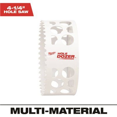 Milwaukee 4-1/4 in. Hole Dozer Bi-Metal Hole Saw