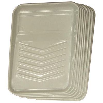 PLASTIC TRAY LINER, 9 IN., 10 PER PACK