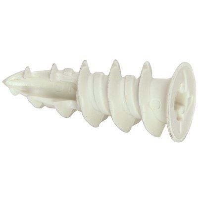 #8 Nylon EZ Wall Anchors without Screws (100 per Pack)
