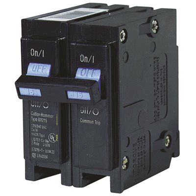 Eaton BR 15 Amp 2 Pole Circuit Breaker