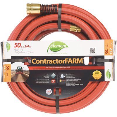 SWAN® ELEMENT™ CONTRACTOR FARM HOSE, 3/4 IN. X 50 FT. BRICK