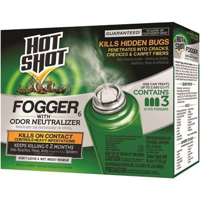 Hot Shot Insect Fogger Aerosol with Odor Neutralizer (3-Count)