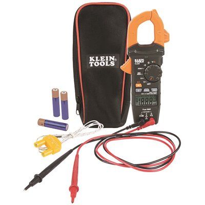 Klein Tools 400 Amp Digital Clamp Meter, AC Auto-Ranging with Temp