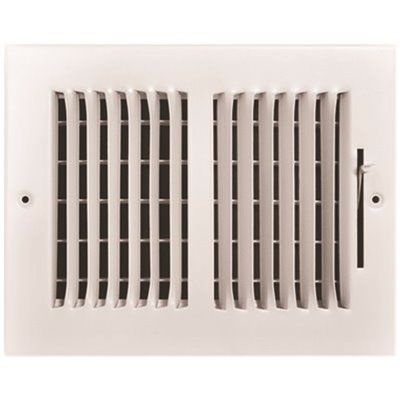 TruAire 8 in. x 6 in. 2-Way Steel Wall/Ceiling Register