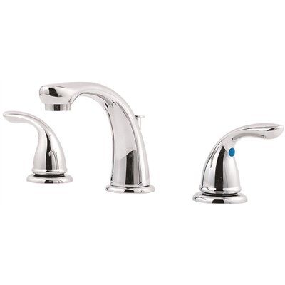 Pfister Pfirst Series 8 in. - 15 in.Widespread 2-Handle Bathroom Faucet in Polished Chrome